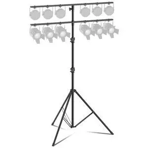 Tall DJ Lights Stand with 2 T Bar, Heavy Duty DJ Stand for 8 Lights, Portable Par Can Stage Light Stand Adjustable Height 81-144 Inch, 12 ft Tall DJ Lights Stand with 2 T Bar, Heavy Duty DJ Stand for 8 Lights, Portable Par Can Stage Light Stand Adjustable Height 81-144 Inch, 12 ft