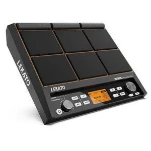 Percussion Sample Pad, Electric Drum Pad with 9 Velocity-Sensitive Drum Pad, Electronic Drum Set Pad Multipad with MIDI out, USB MIDI, AUX, Looper, Trigger inputs, 592+ Sounds (PD705) Percussion Sample Pad, Electric Drum Pad with 9 Velocity-Sensitive Drum Pad, Electronic Drum Set Pad Multipad with MIDI out, USB MIDI, AUX, Looper, Trigger inputs, 592+ Sounds (PD705)