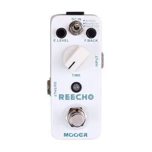 Reecho Delay Guitar Effects Pedal with 3 Modes, Analog, Real, Tape, Vintage Tap Echo Machine Reecho Delay Guitar Effects Pedal with 3 Modes, Analog, Real, Tape, Vintage Tap Echo Machine