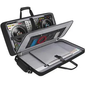 DJ Controller Case for DDJ FLX10/GRV6/REV5 with Laptop Compartment | Padded Large DJ Controller Bag Fits DDJ REV7/REV5/FLX6/1000, Gig Bag with Multi-Pocket and Adjustable Shoulder Strap DJ Controller Case for DDJ FLX10/GRV6/REV5 with Laptop Compartment | Padded Large DJ Controller Bag Fits DDJ REV7/REV5/FLX6/1000, Gig Bag with Multi-Pocket and Adjustable Shoulder Strap