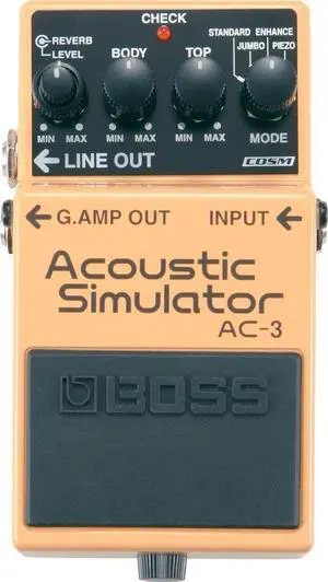 AC-3 Advanced Acoustic Simulator Guitar Pedal AC-3 Advanced Acoustic Simulator Guitar Pedal