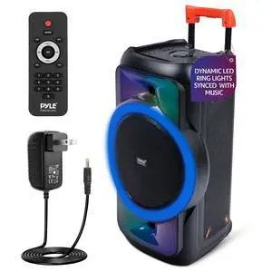 Audio Large Bluetooth Party Speaker - Big Bluetooth Speaker with True Wireless Stereo System - Enjoy Powerful Bass and Clear Treble - Portable Karoke Big Speaker - PPHP1979-160W Audio Large Bluetooth Party Speaker - Big Bluetooth Speaker with True Wireless Stereo System - Enjoy Powerful Bass and Clear Treble - Portable Karoke Big Speaker - PPHP1979-160W