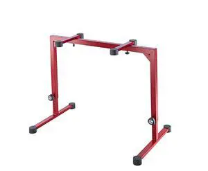 Konig & Meyer 18810.015.91 Table Style Keyboard Stand Omega - Sturdy Heavy Duty Adjustable Frame - Folds Flat Portable - Fits Piano and Electric Keyboards - For Adult and Youth Musicians - Red Konig & Meyer 18810.015.91 Table Style Keyboard Stand Omega - Sturdy Heavy Duty Adjustable Frame - Folds Flat Portable - Fits Piano and Electric Keyboards - For Adult and Youth Musicians - Red