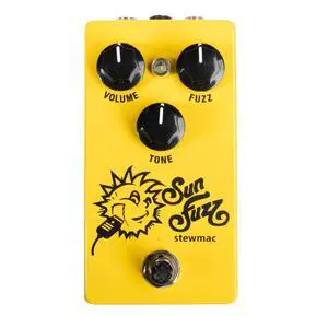 Sun Fuzz Pedal Classic 60s-Inspired Fuzz with True Bypass, Silicon BC108 Transistor, Volume, Fuzz & Tone Controls Bias and Clean Trim Pots Sun Fuzz Pedal Classic 60s-Inspired Fuzz with True Bypass, Silicon BC108 Transistor, Volume, Fuzz & Tone Controls Bias and Clean Trim Pots