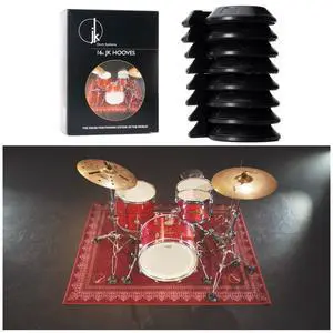 16-Pack Drum Hooves | Stabilize Your Drumset | Non-Slip Drum Accessories | Compatible with Kick Drums, Bass Drums, Pedals | Anchor for Drum Rugs & Mats | Ø4,17 in x 0,98 in 16-Pack Drum Hooves | Stabilize Your Drumset | Non-Slip Drum Accessories | Compatible with Kick Drums, Bass Drums, Pedals | Anchor for Drum Rugs & Mats | Ø4,17 in x 0,98 in