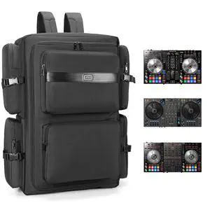 DJ Backpack for Club Gigs, DJ Mixer Case Compatible with Pioneer DDJ-SR2, Pioneer DDJ-FLX6-GT, RANE ONE, and More Equipment DJ Backpack for Club Gigs, DJ Mixer Case Compatible with Pioneer DDJ-SR2, Pioneer DDJ-FLX6-GT, RANE ONE, and More Equipment