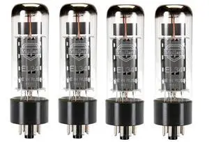 EL34 Power Vacuum Tube, Platinum Matched Quad EL34 Power Vacuum Tube, Platinum Matched Quad