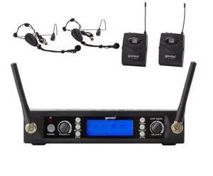 UHF Dual Headset & Lavalier Wireless Mic System (UHF-6200HL) | Dual UHF headset & lavalier mics, 512-537.5 MHz - auto SYNC pairing - 2 XLR outs + 1/4" summed mix out - LCD, 1U rack mount UHF Dual Headset & Lavalier Wireless Mic System (UHF-6200HL) | Dual UHF headset & lavalier mics, 512-537.5 MHz - auto SYNC pairing - 2 XLR outs + 1/4" summed mix out - LCD, 1U rack mount