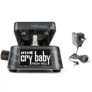 Dunlop DB01B Dime Crybaby From Hell Wah Pedal w/ Dunlop ECB-003 Power Supply Dunlop DB01B Dime Crybaby From Hell Wah Pedal w/ Dunlop ECB-003 Power Supply