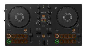 /Pioneer DJ DDJ-FLX2 Beginner DJ Controller Portable USB-Powered 2-Channel Controller with Professional Layout Compatible with Music Streaming Services Perfect for New DJs /Pioneer DJ DDJ-FLX2 Beginner DJ Controller Portable USB-Powered 2-Channel Controller with Professional Layout Compatible with Music Streaming Services Perfect for New DJs
