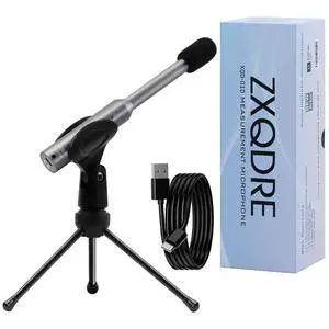 USB-C Measurement Microphone with Individual Calibration File | Professional Omnidirectional Calibrated Mic, Plug and Play, Compatible with MiniDSP & REW for Speaker Design & Audio Tuning USB-C Measurement Microphone with Individual Calibration File | Professional Omnidirectional Calibrated Mic, Plug and Play, Compatible with MiniDSP & REW for Speaker Design & Audio Tuning