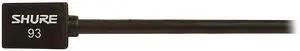 WL93-6 Series Subminiature Condenser Lavalier Microphones, WL93-6 Black, with 6-Foot (1.9 m) Cable WL93-6 Series Subminiature Condenser Lavalier Microphones, WL93-6 Black, with 6-Foot (1.9 m) Cable