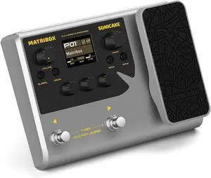 Matribox - Guitar Multi Effects Processor with Expression Pedal, With 130 Built-in Guitar/Bass/Acoustic Effects, Amp Modeling, IR Cabinets Simulation, Stereo OTG USB Audio Interface QME-50 Matribox - Guitar Multi Effects Processor with Expression Pedal, With 130 Built-in Guitar/Bass/Acoustic Effects, Amp Modeling, IR Cabinets Simulation, Stereo OTG USB Audio Interface QME-50
