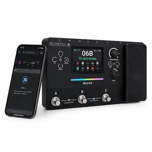 GE100Pro Li Guitar Multi-Effects Pedal 3.5 inch screen AI Assistant | 240 Effect Types, 80 Second Stereo Looper, Drum Machine, RGB Lighting, Mobile APP & PC Editing for Stage & Recording GE100Pro Li Guitar Multi-Effects Pedal 3.5 inch screen AI Assistant | 240 Effect Types, 80 Second Stereo Looper, Drum Machine, RGB Lighting, Mobile APP & PC Editing for Stage & Recording