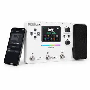 GE100Pro Guitar Multi-Effects Pedal 3.5 inch screen AI Tone Assistant | 240 Effect Types, 80 Second Stereo Looper, Drum Machine, RGB Lighting, Mobile APP & PC Editing for Stage & Recording GE100Pro Guitar Multi-Effects Pedal 3.5 inch screen AI Tone Assistant | 240 Effect Types, 80 Second Stereo Looper, Drum Machine, RGB Lighting, Mobile APP & PC Editing for Stage & Recording