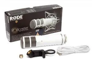 Podcaster, White Podcaster, White