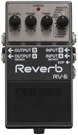 RV-6 Reverb Guitar Pedal (RV-6) RV-6 Reverb Guitar Pedal (RV-6)