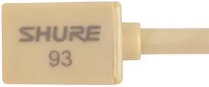 WL93T Lavalier Condenser Microphone - Subminiature Size for Theater, Television, Broadcasting, Video & Film, TA4F/TQG Connector for use Wireless Bodypack Transmitters - Tan WL93T Lavalier Condenser Microphone - Subminiature Size for Theater, Television, Broadcasting, Video & Film, TA4F/TQG Connector for use Wireless Bodypack Transmitters - Tan