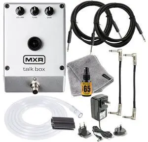 MXR M222 TALK BOX Effects Pedal Voicebox for Guitar, Keyboard and other instruments with 2-Cable, 2- Patch Cable, Dunlop Plush Cloth/Polish Bundle MXR M222 TALK BOX Effects Pedal Voicebox for Guitar, Keyboard and other instruments with 2-Cable, 2- Patch Cable, Dunlop Plush Cloth/Polish Bundle
