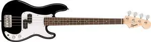 Squier Mini Precision Bass, Black, Laurel Fingerboard | 3/4 size beginner bass guitar, ideal for kids and small players, laurel fingerboard, lightweight short scale neck Squier Mini Precision Bass, Black, Laurel Fingerboard | 3/4 size beginner bass guitar, ideal for kids and small players, laurel fingerboard, lightweight short scale neck