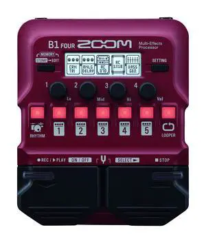 B1 Four Bass Multi-Effects Processor with 70+ Effects & Amp Modeling B1 Four Bass Multi-Effects Processor with 70+ Effects & Amp Modeling
