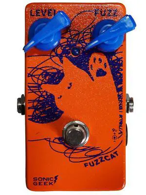FuzzCat Guitar Fuzz Pedal Handmade FF Vintage 60s Circuit Enhanced Clean-Up Response for Studio & Live Performance FuzzCat Guitar Fuzz Pedal Handmade FF Vintage 60s Circuit Enhanced Clean-Up Response for Studio & Live Performance