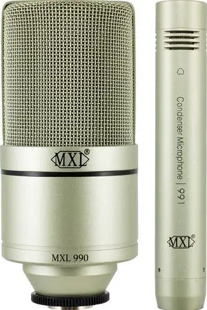 990/991 Large and Small Diaphragm Condenser Microphone Bundle Project/Home Studio Recording | XLR | Cardiod (Champagne) 990/991 Large and Small Diaphragm Condenser Microphone Bundle Project/Home Studio Recording | XLR | Cardiod (Champagne)