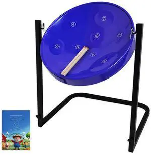 9-Note Steelpan (Steel Drum) with Stand - Educational Musical Instrument for Beginners and Hobbyists by 9-Note Steelpan (Steel Drum) with Stand - Educational Musical Instrument for Beginners and Hobbyists by