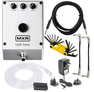 MXR M222 TALK BOX Effects Pedal Voicebox for Guitar, Keyboard and other instruments with 10' Cable, Multi-Tool, Patch Cable Bundle MXR M222 TALK BOX Effects Pedal Voicebox for Guitar, Keyboard and other instruments with 10' Cable, Multi-Tool, Patch Cable Bundle