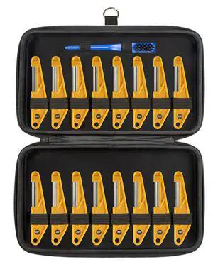 Diamond Coated Nut File Complete Shop Set - 16 pc. w/Storage Case + Cleaning Brush Diamond Coated Nut File Complete Shop Set - 16 pc. w/Storage Case + Cleaning Brush