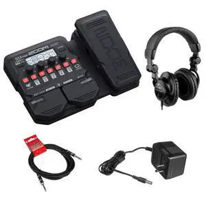 G1X Four Guitar Effects Processor (Built-In Expression Pedal) with Polsen HPC-A30 Monitor Headphones, 9V Power Adapter & 10ft Instrument Cable Bundle G1X Four Guitar Effects Processor (Built-In Expression Pedal) with Polsen HPC-A30 Monitor Headphones, 9V Power Adapter & 10ft Instrument Cable Bundle