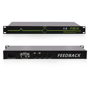 Professional Feedback Eliminator & Feedback Suppressor Audio Processor - 2-Channel anti-howling suppressor for Performance Stage Conference & Karaoke, Plug-and-Play Design, 2-in 2-Out green Professional Feedback Eliminator & Feedback Suppressor Audio Processor - 2-Channel anti-howling suppressor for Performance Stage Conference & Karaoke, Plug-and-Play Design, 2-in 2-Out green