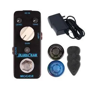 Blues Crab Driver Guitar Effects Pedal Classic blues Overdrive Sound Characteristic with Pedalboard Accessories Blues Crab Driver Guitar Effects Pedal Classic blues Overdrive Sound Characteristic with Pedalboard Accessories