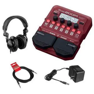 B1 Four Electric Bass Effects Processor with Polsen HPC-A30 Monitor Headphones, 9V Power Adapter & 10ft Instrument Cable Bundle B1 Four Electric Bass Effects Processor with Polsen HPC-A30 Monitor Headphones, 9V Power Adapter & 10ft Instrument Cable Bundle