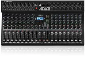 16 Channel Mixer, Professional Audio Mixing Console Studio DJ Board with Bluetooth, 99 DSP Effect,USB Recording, 48V Phantom Power, Reverb, MP3 Player for Live Sound Karaoke Performance 16 Channel Mixer, Professional Audio Mixing Console Studio DJ Board with Bluetooth, 99 DSP Effect,USB Recording, 48V Phantom Power, Reverb, MP3 Player for Live Sound Karaoke Performance