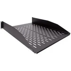 2U 19-Inch Universal Vented Rack Mount Cantilever Fixed Server Cabinet Shelf 22-Inches Deep Black 2U 19-Inch Universal Vented Rack Mount Cantilever Fixed Server Cabinet Shelf 22-Inches Deep Black