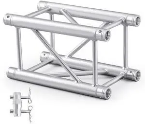 1 Pack Aluminum DJ Light Stands Stage Truss Segment 12" x 12" Straight Square DJ Lighting Stand Trussing Stage with 8 couplers, 500 Pounds Load Capacity (1.64 ft) 1 Pack Aluminum DJ Light Stands Stage Truss Segment 12" x 12" Straight Square DJ Lighting Stand Trussing Stage with 8 couplers, 500 Pounds Load Capacity (1.64 ft)