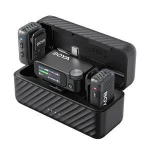 MIC 2 Wireless Microphones for iPhone 15-16/Android/PC/Camera, AI Noise Cancellation, 32-bit Float Internal Recording, AMOLED Touchscreen, 984ft 54h Battery with Charging Case(with Clip Mic) MIC 2 Wireless Microphones for iPhone 15-16/Android/PC/Camera, AI Noise Cancellation, 32-bit Float Internal Recording, AMOLED Touchscreen, 984ft 54h Battery with Charging Case(with Clip Mic)
