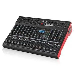 12 Channel Mixer, Professional Audio Mixing Console Studio DJ Board with Bluetooth, 99 DSP Effect,USB Recording, 48V Phantom Power, Reverb, MP3 Player for Live Sound Karaoke Performance 12 Channel Mixer, Professional Audio Mixing Console Studio DJ Board with Bluetooth, 99 DSP Effect,USB Recording, 48V Phantom Power, Reverb, MP3 Player for Live Sound Karaoke Performance
