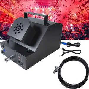CO2 Fog Confetti Machine DMX Smoke Cannon Confetti Launcher Smoke Machine w/ 6m Hose CO2 Jet Confetti Machine Smoke Effect Decor for DJ Parties Birthday Parties Wedding CO2 Fog Confetti Machine DMX Smoke Cannon Confetti Launcher Smoke Machine w/ 6m Hose CO2 Jet Confetti Machine Smoke Effect Decor for DJ Parties Birthday Parties Wedding