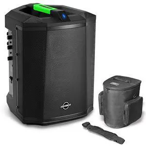 Portable PA System 120W Battery Powered Bluetooth Speaker with Wireless Microphone Input, 6.5" Woofer, 3-Channel Mixer for Busking, Karaoke, Guitar, Church, Outdoor Events - TWS Pairing Portable PA System 120W Battery Powered Bluetooth Speaker with Wireless Microphone Input, 6.5" Woofer, 3-Channel Mixer for Busking, Karaoke, Guitar, Church, Outdoor Events - TWS Pairing