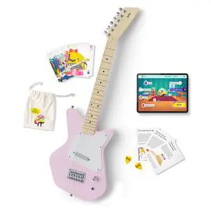 Pro VI Electric kids real guitar for Beginners Ages 9+ Learning app & lessons included (Pink) Pro VI Electric kids real guitar for Beginners Ages 9+ Learning app & lessons included (Pink)