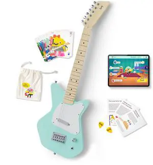 Pro VI Electric kids real guitar for Beginners Ages 9+ Learning app & lessons included (Green) Pro VI Electric kids real guitar for Beginners Ages 9+ Learning app & lessons included (Green)