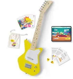 Pro VI Electric kids real guitar for Beginners Ages 9+ Learning app & lessons included (Yellow) Pro VI Electric kids real guitar for Beginners Ages 9+ Learning app & lessons included (Yellow)