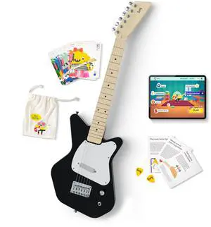 Pro VI Electric kids real guitar for Beginners Ages 9+ Learning app & lessons included (Black) Pro VI Electric kids real guitar for Beginners Ages 9+ Learning app & lessons included (Black)