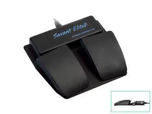Savant Elite2 Programmable USB Dual Pedal Foot Switch with Extra Jack (FP20AJ) Savant Elite2 Programmable USB Dual Pedal Foot Switch with Extra Jack (FP20AJ)