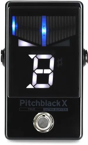 Pitchblack X Chromatic Guitar Pedal Tuner w/ Four Display Modes and High Visibility Display (PBX) Pitchblack X Chromatic Guitar Pedal Tuner w/ Four Display Modes and High Visibility Display (PBX)