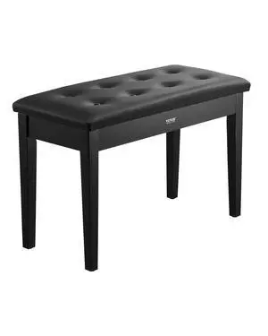Piano Bench, 29.5" x 14" x 19", Duet Keyboard Piano Chair with High-Density Padded Cushion, Storage Compartment for Music Books, Wooden Piano Bookcase Stool Seat, for Vanity and Living Room Piano Bench, 29.5" x 14" x 19", Duet Keyboard Piano Chair with High-Density Padded Cushion, Storage Compartment for Music Books, Wooden Piano Bookcase Stool Seat, for Vanity and Living Room