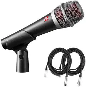 V7 Handheld Dynamic Microphone Bundle with 2 XLR Cables V7 Handheld Dynamic Microphone Bundle with 2 XLR Cables