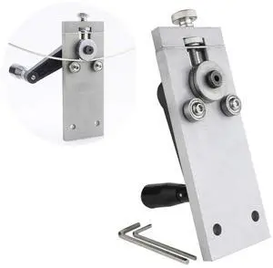 Guitar Fretwire Bender - Fret Wire Bending and Straightening Luthier Tool for Guitar & Bass Radian Adjusters, Repair & Maintenance, Chrome Guitar Fretwire Bender - Fret Wire Bending and Straightening Luthier Tool for Guitar & Bass Radian Adjusters, Repair & Maintenance, Chrome